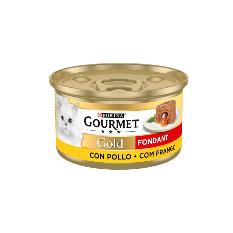 Purina Gourmet Gold Fondant con pollo para gatos image number null