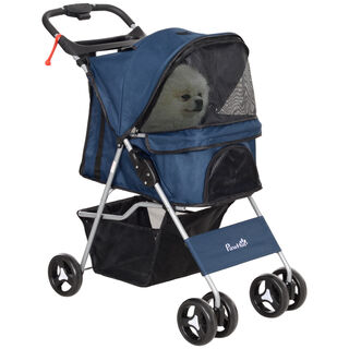 PawHut Cochecito Azul para Perros 