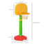 HOMCOM Canasta de Baloncesto Infantil multicolor con Altura Ajustable para niños, , large indicador imagen numero 3