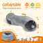 Nobleza Tunel para Gatos en Forma de S, Túnel de 2 vías para Interiores con 2 Agujeros y Bola suspendida Juguetes para Gatos, Tunel Plegable para Mascotas Juguete para Gato Conejo Hurones, L108 cm, , large indicador imagen numero 2