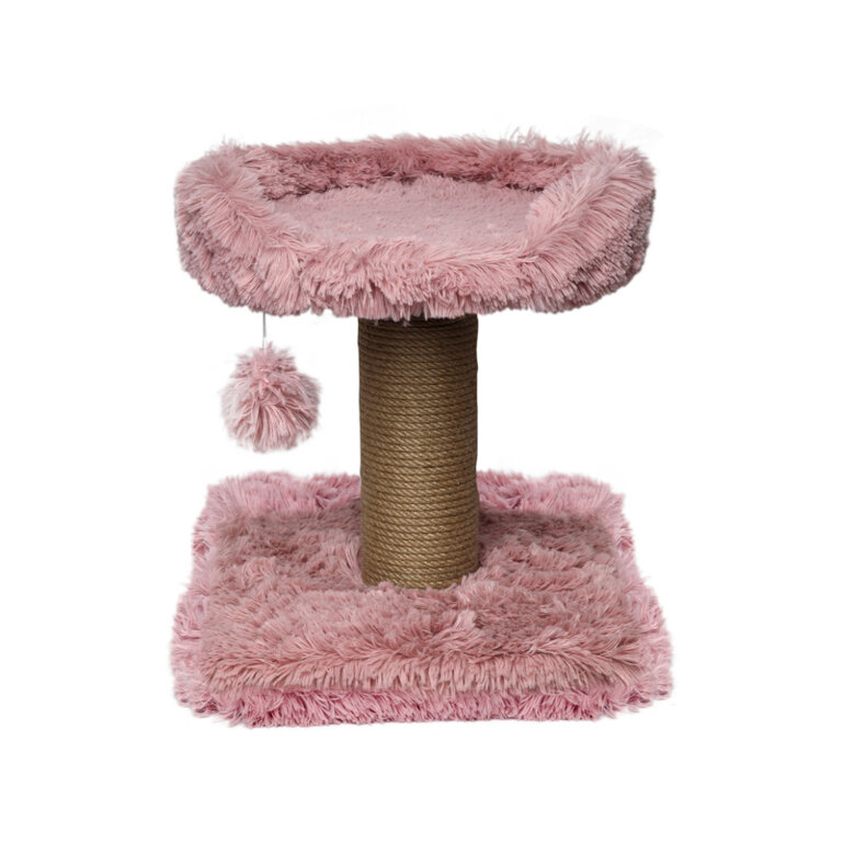 Catshion Flora Poste Rascador con Cama Rosa para gatos, , large image number null