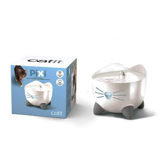 Catit Pixi Blanco Bebedero Fuente para gatos, , large image number null