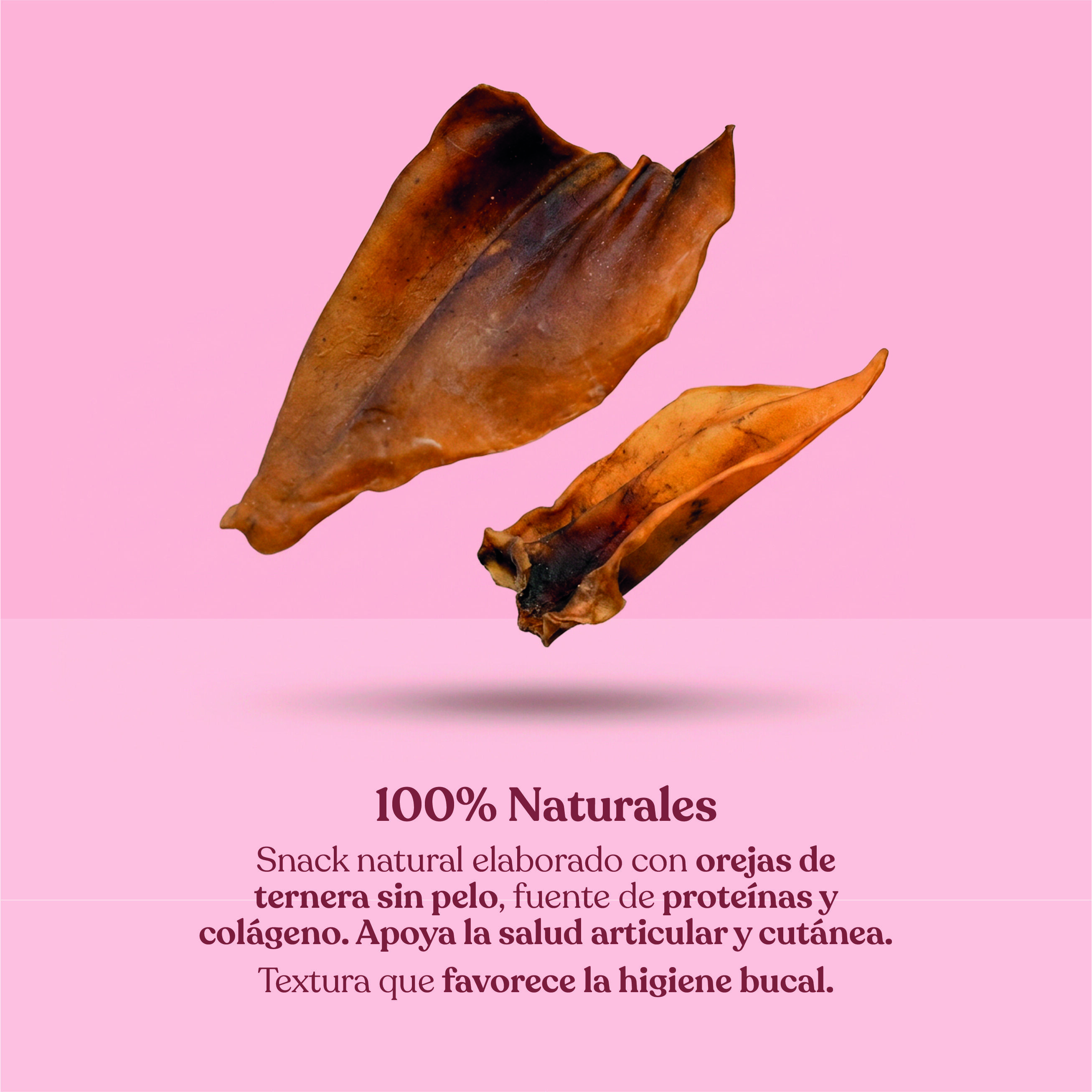 dr.bimix Orejas de Ternera sin Pelo para Perros | Masticaci&oacute;n Natural y Entretenimiento Duradero, , large Imagen numero 2