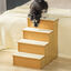 PawHut Escalera para Perros Natural y Crema, , large indicador imagen numero 2