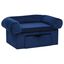 Vidaxl sofá mullido azul para perros, , large indicador imagen numero 2