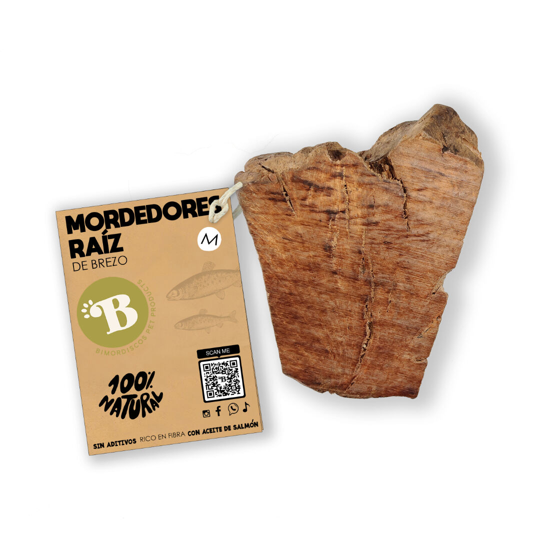 BIMORDISCOS Ra&iacute;z de Brezo con Aceite de Salm&oacute;n para perros Pack 2 x L, , large Imagen numero 1