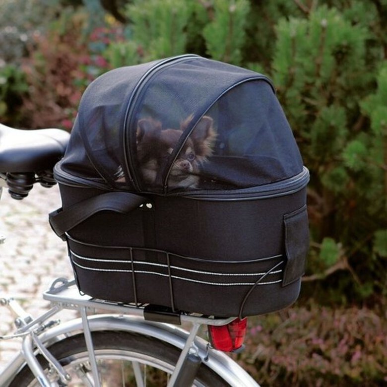 Cesta de bicicleta para mascotas color Negro, , large image number null