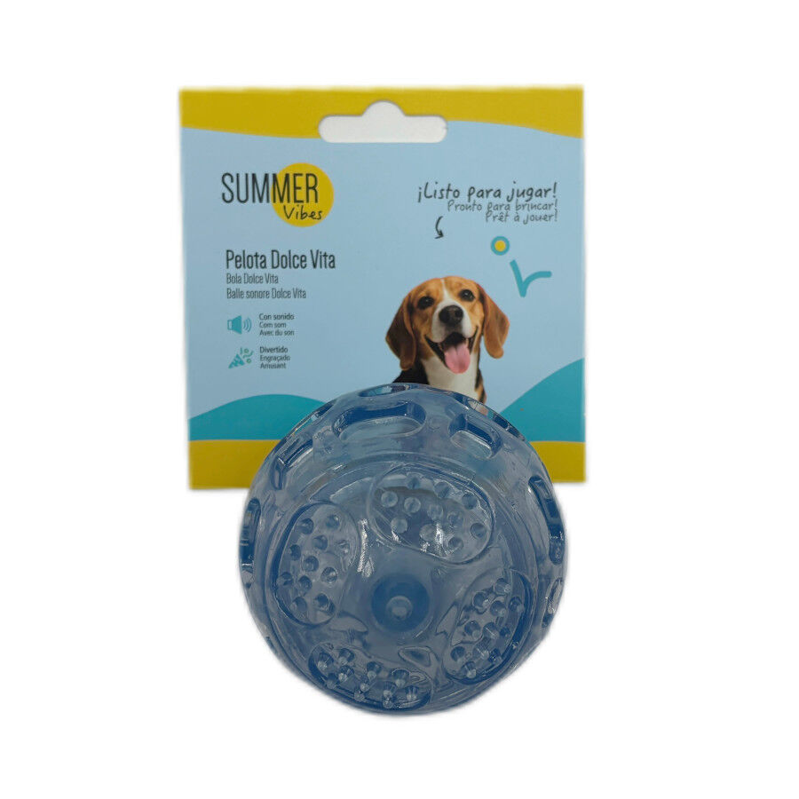 Summer Vibes Pelota de goma juguete para perros, , large Imagen numero 7