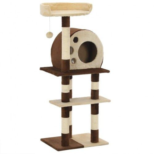 Rascador multiplataforma para gatos color Beige, , large Imagen numero 1