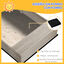 Outsunny Arenero para Niños de Madera Arenero Infantil con 2 Asientos 2 Cajas para Plantar y Juguete de Cocina para Patio Jardín 154x80x60 cm Gris, , large indicador imagen numero 5