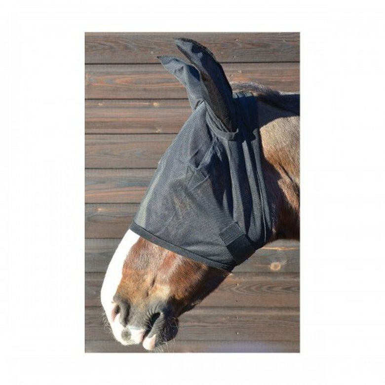 Mosquero con orejeras para caballos S color Negro, , large image number null