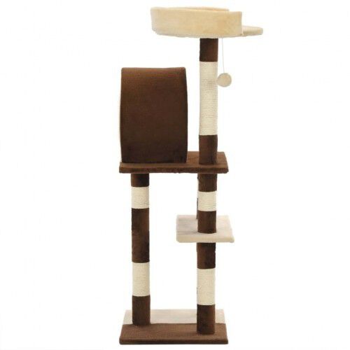 Rascador multiplataforma para gatos color Beige, , large Imagen numero 3