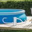 Outsunny Depuradora de Filtro 4.000 L/H para Piscina de 15.000 L con Nano Bolas de Filtro y Mangueras de Conexi&oacute;n de 30 mm Longitud 100 cm &Oslash;21x35 cm Gris, , large indicador imagen numero 2