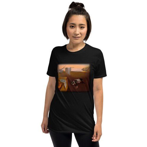 Mascochula camiseta mujer mola dalí personalizada con tu mascota negra thumbnail