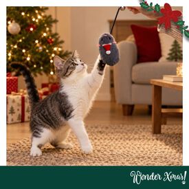 Wonder Christmas Rat&oacute;n Juguete para gatos