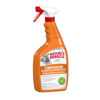 Nature's Miracle Limpiador de manchas resistentes de gatos