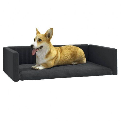Vidaxl cama de maletero negro para perros, , large Imagen numero 8