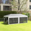 Outsunny Carpa de Jardín Blanco, , large indicador imagen numero 2