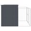 vidaXL Caseta perros con corral acero galvanizado gris 214x1069x181 cm, , large indicador imagen numero 7