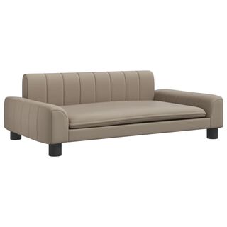 Vida XL Cama Marrón en forma de sofá para perros