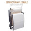Outsunny Tumbona Plegable Tumbona de Jardín con Respaldo Ajustable en 7 Niveles Almohada y Reposabrazos Carga 165 kg para Piscina Terraza Camping 137x63,5x100,5 cm Beige, , large indicador imagen numero 5
