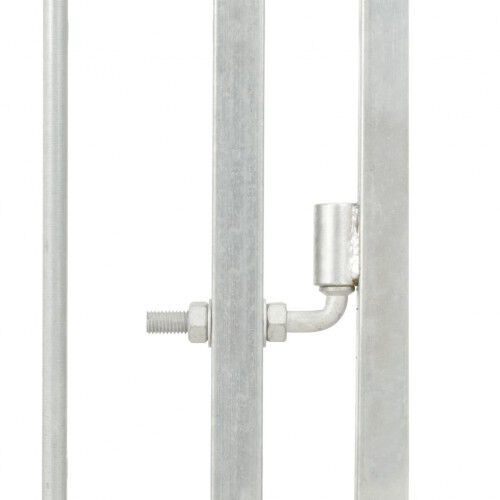 Perrera con paredes de acero color Plateado thumbnail