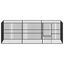 vidaXL Corralito para perros con 4 paneles acero galvanizado negro, , large indicador imagen numero 11