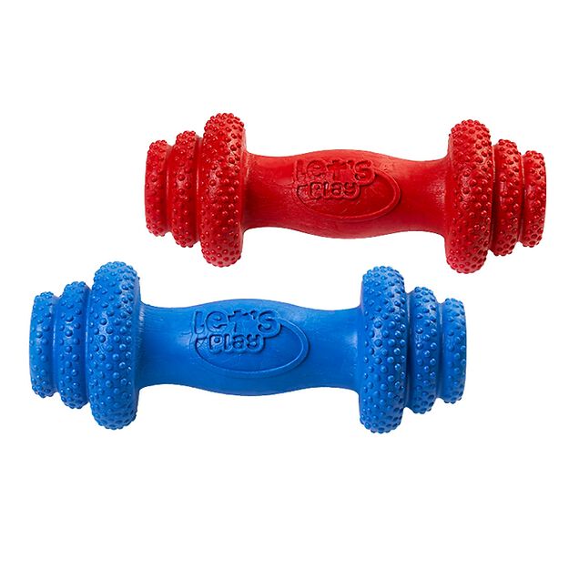 Lets Play Spain Juguete Mordedor Pesa Rojo para perros thumbnail