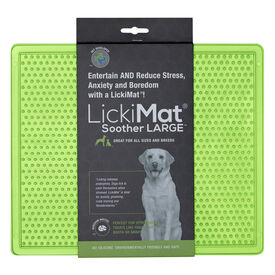 LickiMat Comedero Mini Soother Verde para perros