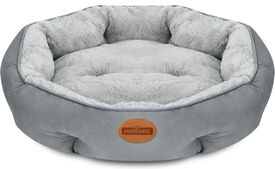 Nobleza Cama Redonda gris oscura para Perro y Gato