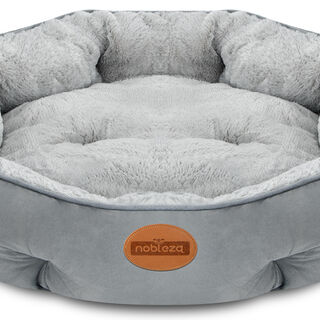 Nobleza Cama Redonda gris oscura para Perro y Gato