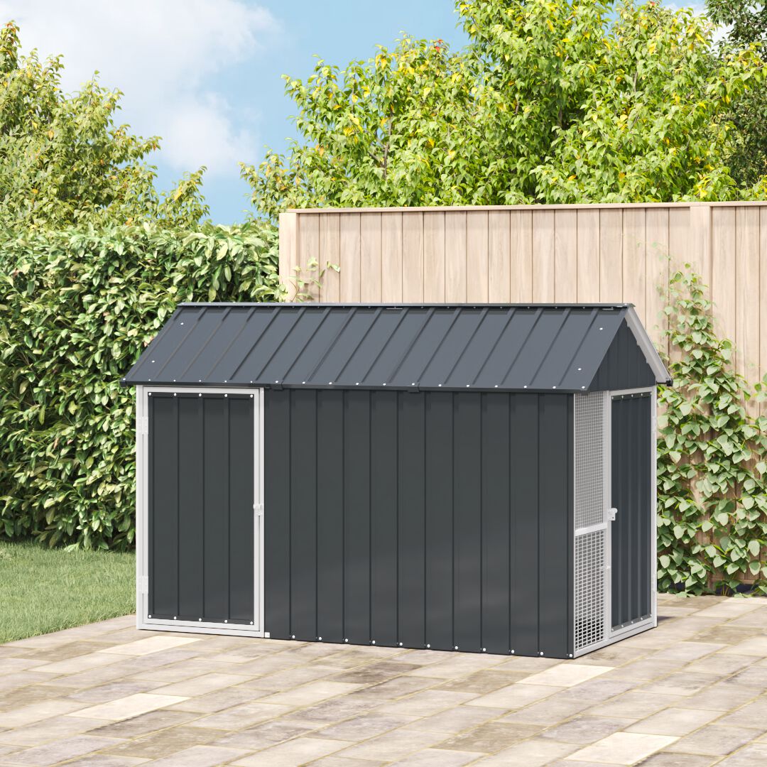 VidaXL Aviario Acero Antracita Gris para pájaros thumbnail