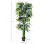Outsunny Bambú Artificial 180 cm con Cañas Naturales Planta Artificial con Maceta Árbol Artificial Decoración para Hogar Salón Oficina Verde, , large indicador imagen numero 3
