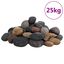vidaXL Guijarros pulidos colores mezclados 25 kg 5-8 cm, , large indicador imagen numero 2