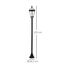 Outsunny 2 Farolas Solares negras impermeable IP44 para jardín, , large indicador imagen numero 3
