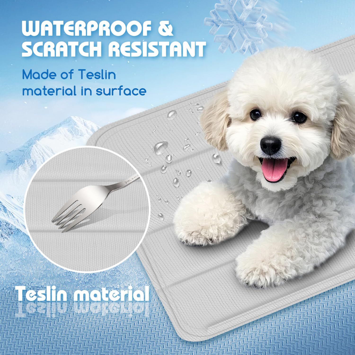 Nobleza Manta Fria para Perros, Manta Refrescante Perros, Almohadilla Cama Refrescante para Perros, Alfombra Refrescante para Perros y gatos, , large Imagen numero 2
