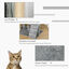 PawHut Árbol Rascador para Gatos Mediano Árbol para Gatos de 5 Niveles Torre para Gatos con Plataformas Nido Postes de Yute Escalera y Bola Colgante Gris, , large indicador imagen numero 5