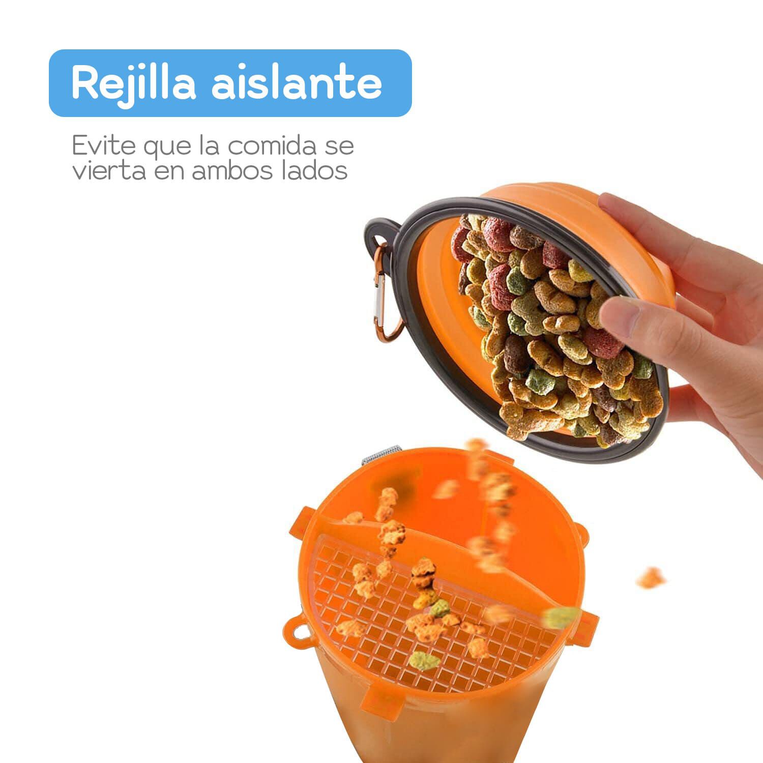 Edipets bebedero portátil con comedero plegable silicona para perros thumbnail