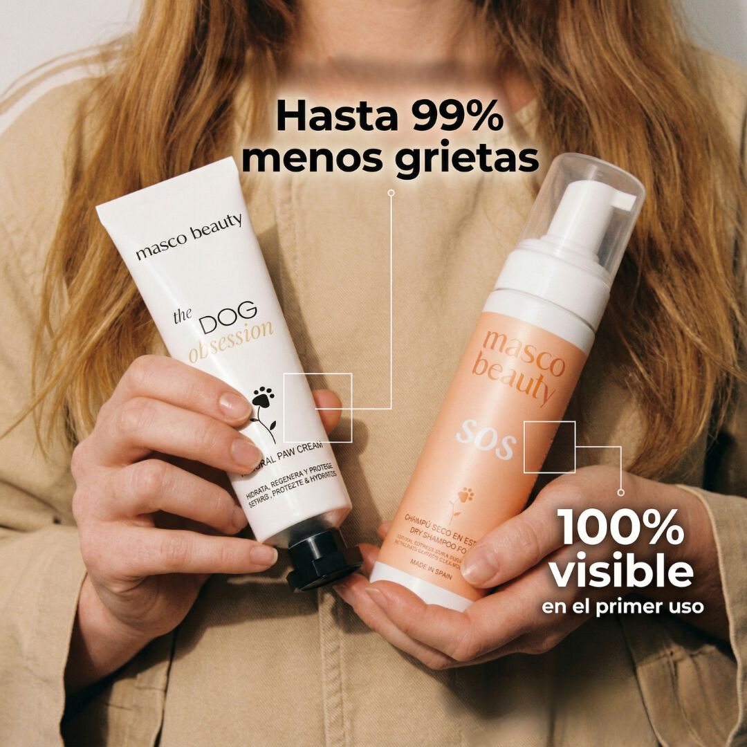 Kit reparaci&oacute;n almohadillas perro : tratamiento completo patas secas, grietas y protecci&oacute;n asfalto (7 d&iacute;as), , large Imagen numero 2