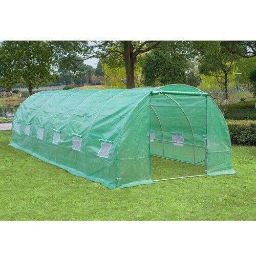 Invernadero casero Outsunny para terraza o jardín color Verde