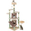 COSTWAY 163 cm &Aacute;rbol Rascador para Gatos, Torre Rascador para Gatitos con M&uacute;ltiples Plataformas Acolchadas, 2 Condos, Poste de Sisal, Bolas Colgantes, Centro de Actividades para Hogar con Varios Gatos, , large indicador imagen numero 1