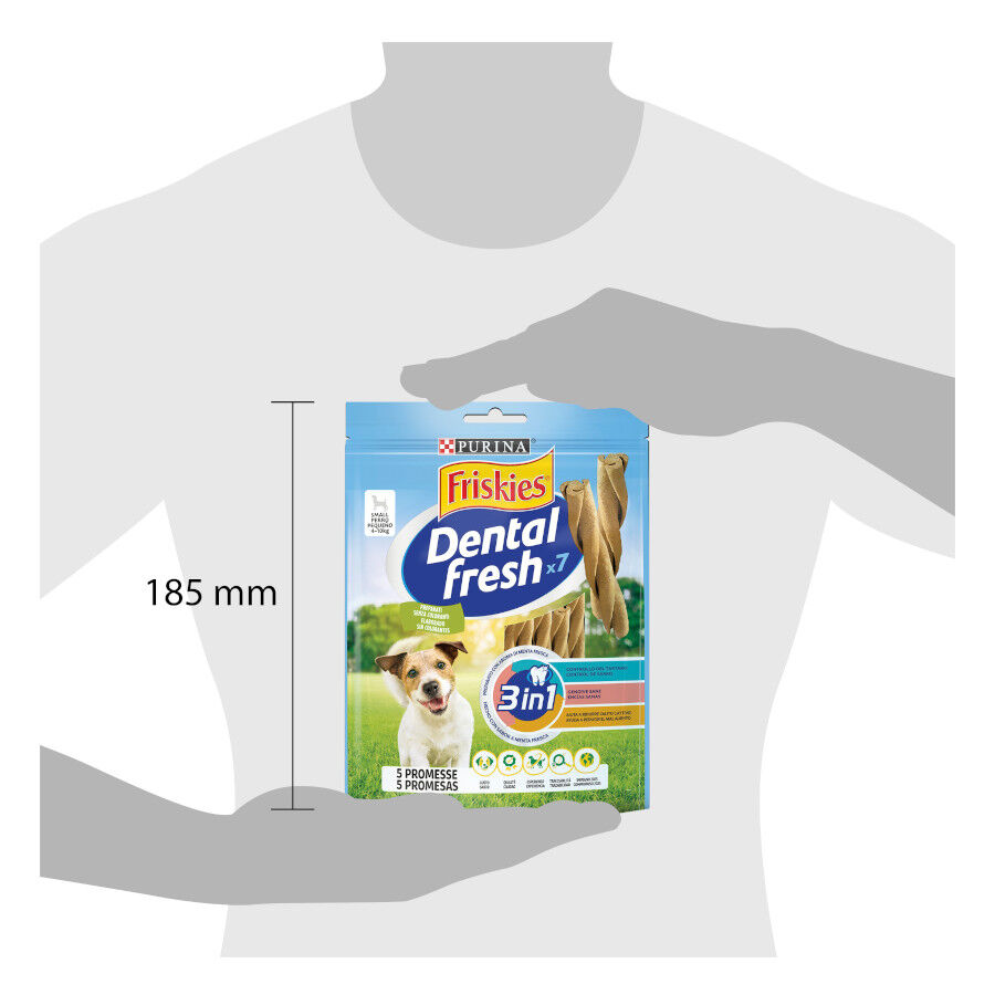 Friskies Small Snacks Dentales Fresh para perros thumbnail