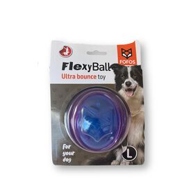 FOFOS | FlexyBall Ultra Bounce Toy - Tama&ntilde;o L - Para Perro