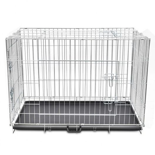 Jaula de acero galvanizado para perros color Negro, , large image number null