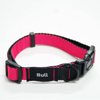 Bull Collar basic color fucsia para perros 