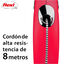 Flexi New Classic Correa de Cordón Extensible Roja para perros, , large indicador imagen numero 3
