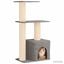 vidaXL &Aacute;rbol para gatos con postes de sisal &Aacute;rbol rascador Muebles animales, , large indicador imagen numero 3