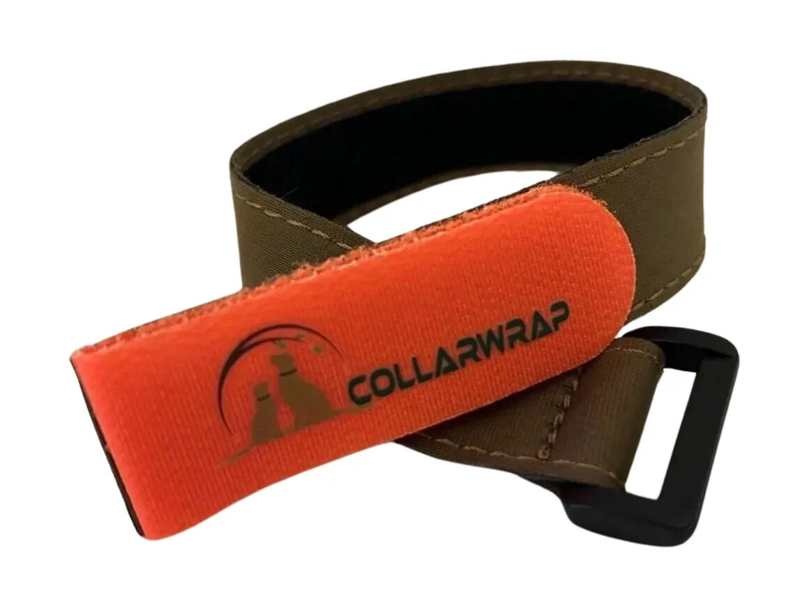 CollarWrap Funda Protectora para Collares Antiparásitos verde oliva para Perros