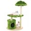 COSTWAY Lindo Árbol para Gatos Altura 97 cm, Muebles de Condominio para Gatos con Postes Rascadores de Sisal Completamente Envueltos, Percha Superior Acolchada, Plataforma de Salto, , large indicador imagen numero 1