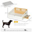PawHut Cama de Madera para Perros Gatos, , large indicador imagen numero 2